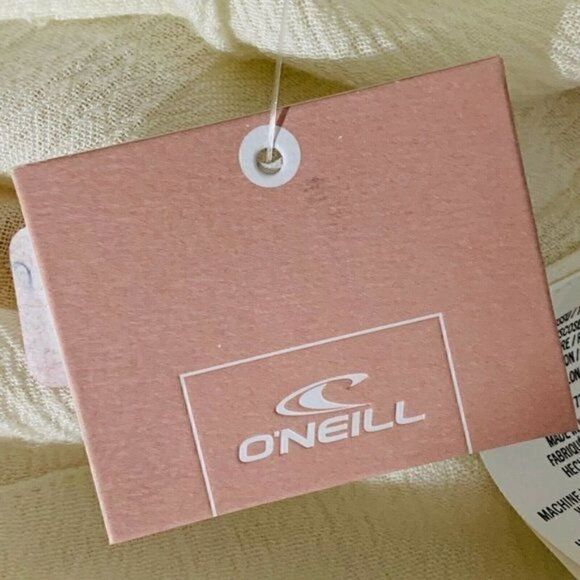 O’Neill Kids Rilee Tank Dress White Gauze Crochet Lace Boho Beach XS - Picture 5 of 5